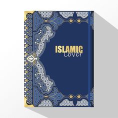 the islamic cover is shown in blue and gold