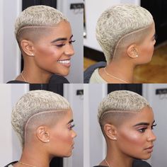 🌸💈🌸~ This classic style is a lesson in contradictions balancing hard and soft in a exciting new way ~🌸💈🌸 @dreamcutsbarberlounge @ohhhjas_… Haircut Trending, Tapered Natural Hair, Meagan Good, Tapered Hair