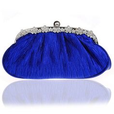 Buy Royal Blue Clutch Bag Rhinestone Hand Purse Elegant Evening Bag Worldwide Free shipping and return, color: Royal-blue , material: Polyester Blue Rhinestone Clutch Bag, Blue Rhinestone Clutch For Party, Blue Evening Bag With Rhinestones, Blue Rhinestone Evening Bag, Blue Rhinestone Evening Bag For Party, Blue Rhinestone Evening Bag For Weddings, Blue Rhinestone Clutch For Evening, Blue Evening Clutch With Rhinestones, Blue Rhinestone Clutch For Events