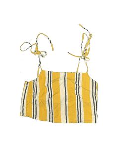 Stradivarius Sleeveless Top Size: X-Small Yellow Tops - used. 100% COTTON, Halter, | Stradivarius Sleeveless Top Yellow Halter Tops - Used - Size X-Small Yellow Halter Top, Yellow Tops, Halter Tops, Yellow Top, Sleeveless Top, Women Handbags, Womens Tops, Handbags, Yellow