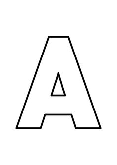 the letter logo is black and white with a triangle on it's bottom corner