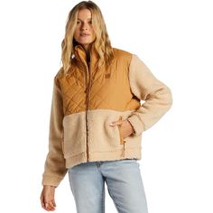 Billabong Hidden Trails Fleece - Women's - Clothing Shirts For Leggings, Billabong Women, Swimwear Outfit, Lower Body, Sherpa Fleece, Faux Fur Jacket, Fur Jacket, Jacket Style, Billabong