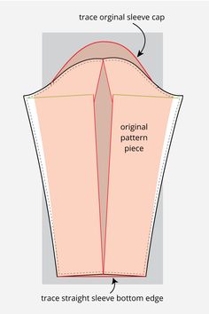 how to sew an origal sleeve with the right side cut out and sewing instructions