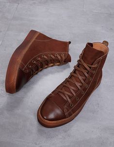 Casual Leather Round Head Canvas Sneakers – Obiono Casual Brown Lace-up Boots With Round Toe, Brown Low-top Boots For Fall, Casual Brown Lace-up Boots For Fall, Casual Brown Martin Boots With Flat Heel, Casual Suede Martin Boots For Fall, Casual Leather Lace-up Boots With Flat Heel, Leather Flat Boots For Fall, Casual Martin Boots With Leather Sole For Winter, Brown Casual Lace-up Winter Boots