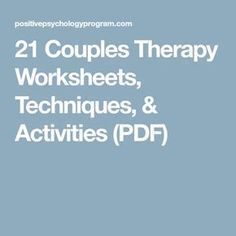 Couples Counseling Activities, Couples Therapy Activities, Couples Counseling Worksheets, Couples Therapy Exercises, Marriage Counseling Worksheets, Couples Therapy Worksheets, Relationship Worksheets, Relationship Activities