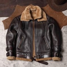 New Bomber Jacket Flying Aviator Jacket, Brown Genuine Sheepskin Leather jacket Gift For him, her *Item Feature *New with tags *Genuine sheepskin Leather *Faux Shearling Fur  *Double Fur Collar *Removable Collar *Buckle for the wrist adjustment *Leather Bet For the Waist adjustment *Will be best leather jacket in your wardrobe    *We will Deliver This item Same as Shown in Picture Its Our Grantee Buy With Confidence     We can Offer you customized size/ customized design and Color Changes You ca Winter Sheepskin Leather Jacket For Outdoor, Winter Outdoor Sheepskin Leather Jacket, Brown Shearling Outerwear For Outdoor, Sheepskin Leather Jacket With Fleece Lining For Fall, Rugged Sheepskin Outerwear For Outdoor, Sheepskin Outerwear With Fleece Lining, Sheepskin Outerwear With Fleece Lining And Long Sleeves, Fall Sheepskin Leather Jacket With Fleece Lining, Outdoor Leather Jacket With Faux Fur Lining