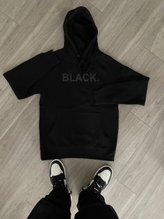 Our BLACK "Back In The Black Hoodie," is bold yet simplistic. This hoodie symbolizes emerging from adversity stronger than ever. Only available in classic Black, the word "BLACK" is elegantly rendered in 3D vinyl, adding a touch of luxury to its design. In a world where challenges can seem insurmountable, this hoodie serves as a reminder of our ability to overcome obstacles and reclaim control of our destinies. It embodies the journey of emerging from financial struggles and finding stability, strength, and empowerment. Whether you've faced setbacks or conquered milestones, the "Back In The Black Hoodie" celebrates your journey to financial liberation and success. Black Hoodie with Black 3D Print Unisex. Relaxed Fit. True To Size 100% Cotton Machine Wash Cold With Like Colors. Do Not Iron Urban Black Hoodie With Logo Print, Black Techwear Hoodie With Double-lined Hood, Techwear Black Hoodie With Double-lined Hood, Basic Black Hoodie Sweatshirt, Black Hoodie Sweatshirt With Logo Print, Black Logo Print Hoodie Sweatshirt, Black Hooded Sweatshirt With Logo Print, Urban Black Sweatshirt With Branding, Black Urban Sweatshirt With Branding