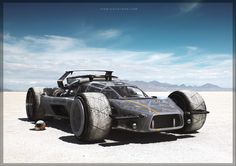 an image of a race car in the desert