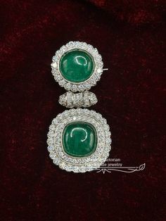 Art Deco queen Victoria Eugenie's Cabochon  Emerald brooch in 925 sterling silver Cubic zircon Anniversary gift Metal Purity:925 Metal weight: 20.25 gram Stone; CZ ZIRCON  stone Ctw:15.72 ctw stone  shape: Round brilliant cut  stone Clarity : AAA Gemstones: Emerald Gemstones creation: Lab created  Dimension length: 3 inch breadth:1.2 inches  Item finished colour: Plated white gold Exquisite Sterling Silver Brooch For Formal Occasions, Exquisite White Gold Gemstone Brooches, Luxury Cabochon Pendant Brooch, Luxury Sterling Silver Brooches, Luxury Round Cabochon Brooch, Silver Diamond Brooches Fine Jewelry, Fine Jewelry Diamond Brooches In Silver, Luxury Round Cabochon Brooches, Luxury Cabochon Brooch