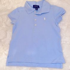 Size 3t . Brand New Never Worn .In Baby Blue . It’s Unisex Both Boys And Girls Can Wear Cute Blue Collared Top, Blue Short Sleeve Shirt For Playtime, Cute Blue Collared Shirt, Blue Short Sleeve Tops For Playtime, Cute Fitted Blue Shirt, Blue Short Sleeve Tops For Playwear, Cute Light Blue Playwear Tops, Cute Light Blue Tops For Playwear, Basic Fitted Tops For Playtime