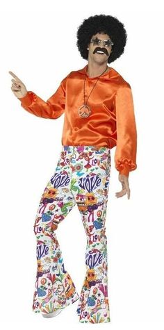 Retro Disco Costume, Retro Costume Ideas, Disco Men Costume 70s Disco Costume, Disco Look, Mens Fancy Dress, Disco Costume, Hippie Peace, Hippie Costume, Disco Dance, 70s Disco, Retro Costume