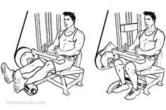 a man sitting on a bench while using a machine to do sit - up exercises