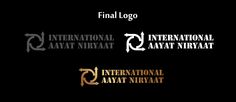 three different logos for the international avyatt and international avyatt logo, which are both black and gold