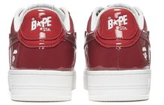 1H20-191-046-RED Bape Sta, Ape Bape, Bathing Ape, A Bathing Ape, Burgundy Red, Camo, Orange, Red, Color