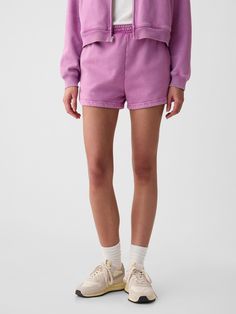 Vintage Soft Dolphin Shorts | Gap Gap Washed Cotton Bottoms, Sporty Shorts With Elastic Waistband By Gap, Sporty Gap Shorts With Elastic Waistband, Gap Cotton Shorts With Elastic Waistband, Sporty Gap Shorts For Spring, Gap Cotton Bottoms With Ribbed Waistband, Casual Washed Bottoms By Gap, Gap Relaxed Cotton Shorts, Casual Washed Gap Bottoms