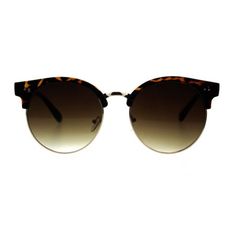 Women's retro mod 20s diva half rim hipster round minimal sunglasses. (j2337p) Size: one size.  Color: Brown.  Gender: female.  Age Group: adult. Sunglasses Women Designer, Designer Sunglasses, Polarized Sunglasses, Fashion Sunglasses, Cloth Bags, Tortoise, Round Sunglasses, Sunglasses Accessories, Diva