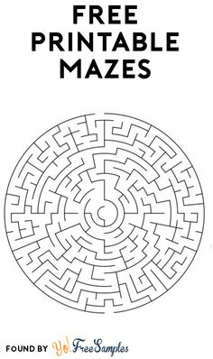 the free printable mazes for kids to color and learn how to use it