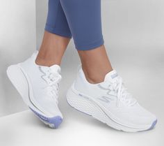 Max Cushioning Elite 2.0 - Levitate | SKECHERS Sporty Walking Shoes With Ortholite Insole For Workout, Ortholite Low-top Walking Shoes For Workout, Athleisure Running Shoes With Ortholite Insole, Athleisure Running Shoes With Ortholite Insole For Workout, Low-top Ortholite Insole Walking Shoes For Workout, Workout Running Shoes With Ortholite Insole, Functional Walking Shoes With Arch Support For Workout, Athleisure Walking Shoes With Arch Support, White Walking Shoes With Arch Support For Workout