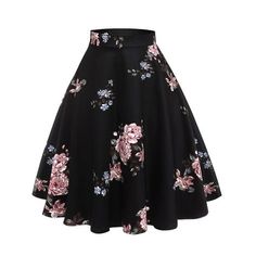 Season:Autumn / Fall,Fall  Winter,Winter; Fabric:Cotton; Dress Length:Knee-length; Gender:Women's; Style:Vintage,Casual,Fashion; Occasion:Daily,Casual Daily,Going out,Street,Vacation,Date; Fit Type:Regular Fit; Waistline:High Waist; Pattern:Floral; Design:Ruched,Print; Pants Type:Skirt,Tutu; Front page:FF; Listing Date:09/15/2023 Rockabilly Skirt, Gaun Koktail, Rok Midi, Midi Skirts Style, Steampunk Skirt, Floral Print Midi Skirt, Retro Skirt, Gown Skirt, Party Rock