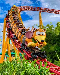 the dog roller coaster at six flags amusement park