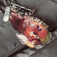 "The woods are lovely, dark and deep,But I have promises to keep,And miles to go before I sleep,And miles to go before I sleep." - Robert Frost Acrylic Keychain. Design in both sides plus 2 smaller charms. Gunmetal Lobster hook clasp. Acrylic Keychain Design, Acrylic Keychain Ideas, Doctor Stuff, Animal Keychain, Charm Ideas, Before I Sleep, Miles To Go, Stylist Tattoos, Robert Frost