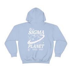 Sigma Psi Zeta Planet Sorority Hoodie ♥ SIZING ♥ Unisex Sizing- For a more feminine, fitted look we recommend getting your size. For a more oversized look, we recommend sizing up. ♥ SHIP TIME ♥ Items may take up to 7 business days to process before shipping. Shipping time is (on average) an ADDITIONAL 2-5 business days. Shipping times vary for many reasons, but is largely influenced by your location. ♥ CARE INSTRUCTIONS ♥ Wash garments inside-out, with similar colors. Tumble dry on a low cycle. Hang-dry for longer life. Do NOT iron, if you need to, then cool iron inside-out. This unisex heavy blend hooded sweatshirt is relaxation itself. Made with a thick blend of cotton and polyester, it feels plush, soft and warm, a perfect choice for any cold day. In the front, the spacious kangaroo poc Delta Gamma Sorority, Alpha Phi Sorority, Delta Zeta Sorority, Alpha Phi Omega, Alpha Epsilon Phi, Delta Phi Epsilon, Side Bar