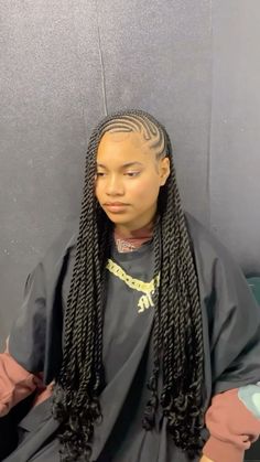 Lemonade fulani braids Braiding Ideas, Hair Braid Designs, Hair Braid Patterns, Future Hairstyles, Lemonade Braids Hairstyles, Senior Szn, Lemonade Braids, Locs Styles, Short Box Braids Hairstyles