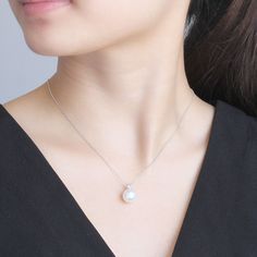 Women 14K Gold, 14K Rose Gold or 14K White Gold 0.8ct Natural Diamond South Sea White Pearl Pendant Necklace This beautiful 14K Gold 0.8 cttw Diamond South Sea Cultured Pearl Silver White Color Pearl Pendant Necklace, 11.0-11.5mm by Double Accent is meticulously crafted in gleaming and durable 14K Gold. Our client's satisfaction means the world to us; we offer customization options for an additional charge, to assure that our chains accommodate your taste. We can customize as follows: * Center s Exquisite Solitaire Necklace For Formal Occasions, Formal Cubic Zirconia Pearl Necklace, Brilliant Cut Pearl Necklace For Anniversary, Anniversary Pearl Necklace With Brilliant Cut, Anniversary Brilliant Cut Pearl Necklace, Elegant White Gold Pearl Necklace, Formal Rose Gold Necklace With Pearl Pendant, Formal Solitaire Pearl Pendant Necklace, White Solitaire Necklace With Clavicle Chain