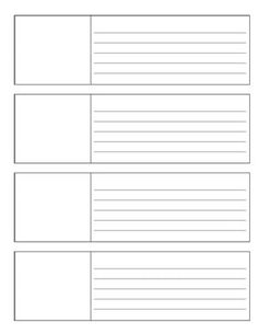 a blank paper with lines on the bottom and one line at the top, in white