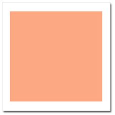 an orange square with white border