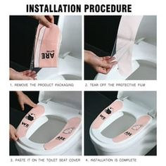 instructions on how to install an in - wall bidet with the installation procedure shown below