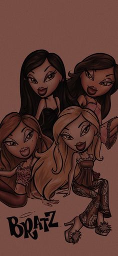 Bratz Wallpaper, Redhead Hair, Las Bratz, Hair Ginger, Black Bratz Doll, Bratz Aesthetic, Brat Doll, Ginger Red, Foxy Brown