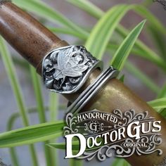 This is an adjustable wrap style ring featuring a Firefly design.A fantastic piece of original insect jewelry sculpted by yours truly, Doctor Gus! Wear this ring to make a bold statement everyday. Or get one to add that perfect final touch to your next cosplay. Each one is unique and sure to start a conversation!—————You will receive one Ring as pictured.Available in multiple sizes. Our rings are also adjustable. So you can pick your size and make that final adjustment for the perfect fit if you Adjustable Vintage Sterling Silver Butterfly Ring, Vintage Adjustable Sterling Silver Butterfly Ring, Unique Adjustable Open Butterfly Ring, Antique Adjustable Nickel-free Rings, Adjustable Nickel-free Antique Silver Rings, Adjustable Nickel-free Butterfly Ring, Adjustable Antique Silver Nickel-free Rings, Adjustable Metal Butterfly Ring, Firefly Ring