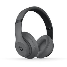 the beats on ear headphones are grey