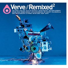 the cover art for verve's album, which features an image of a machine