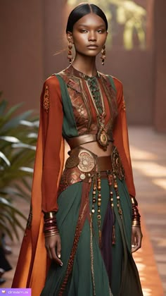 Mayan Inspired Fashion, Indegenious Fashion, Indian Bohemian Outfits, Indigenous Clothing Fashion, Aztec Inspired Fashion, Traditional Desert Clothing, Southeast Asian Fashion, Egypt Style Fashion, Middle East Outfit Woman