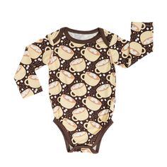 Designed for the cooler temperatures ahead, this longsleeved bodysuit will become a closet staple. Soft bamboo means all day wear without any fear of skin irritation! Traditional Fabric, Skin Irritation, Closet Staples, Baby Fever, Irritated Skin, In Hot, Hot Chocolate, Soft Fabrics, Skin