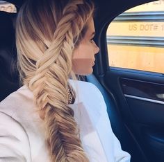 Braid Half Braid, Fishtail Braid Hairstyles, Barefoot Blonde, Good Hair Day