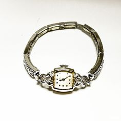 Vintage Omega Ladies 14k Gold and Diamond Watch Spidel Bracelet  Watch is Not Running Antique Polished Bracelets For Formal Occasions, Vintage Formal Jewelry With Bracelet Strap, Classic Formal Jewelry And Watches With 17 Jewels, Formal Diamond Bracelet Strap Jewelry And Watches, Diamond Bracelet Strap Jewelry And Watches For Formal Occasions, Timeless Silver Bracelets For Evening, Formal White Gold Bracelet With Polished Finish, Classic Diamond Watch With Jubilee Bracelet As Gift, Classic Diamond Watch With Jubilee Bracelet For Formal Occasions