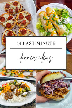 the last minute dinner ideas are here