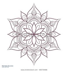 an abstract flower design in black and white on a white background royaltyvectors