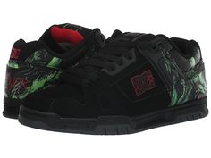 Green Dc Shoes, Green And Black Clothes, Shoe Inspo Sneakers, Dc Clothes, Dc Sneakers, Y2k Sneakers, 2000s Shoes, Dc Skate Shoes, Grunge Shoes