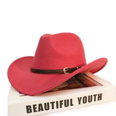 How many of you strive to spruce up your lifestyle? Opt for this cowboy hat. It is designed to provide extra sun protection with its wide brim feature, making it perfect for outdoor activities. This formal cap, made of high-quality wool, is highly appreciated by both boys and girls for its solid pattern work. A total necessity for your and your little one's wardrobe! Trendy Fedora Hat Bands For Ranch, Casual Wide Brim Felt Hat For Ranch, Casual Wide Brim Hat For Western-themed Events, Casual Wide Brim Hat For Ranch, Trendy Winter Hat Bands For Rodeo, Western Style Fedora Sun Hat For Outdoors, Casual Felt Hat With Short Brim For Country Events, Trendy Winter Rodeo Hat Bands, Casual Sun Hat With Flat Brim For Western-themed Events