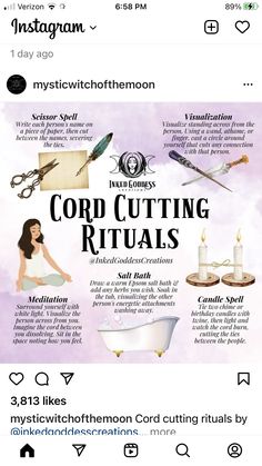 Signs Your Spell Is Working, Cord Breaking Candle Spell, Wiccan Rituals For Beginners, Smudging Spell, Witches Facts, Candle Magic Spells, Hoodoo Spells