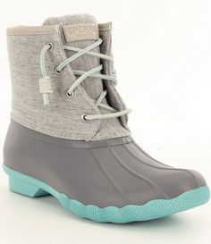 Sperry Saltwater Turquoise Pop-Outsole Duck Boots Sperry Boots Outfit, Jim Bean, Walking Boots