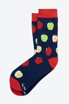 Weird Socks, Apple Core, Silly Socks, Sock Design, Funky Socks, Future Style, Fairy Grunge, Colorful Socks, Core Values