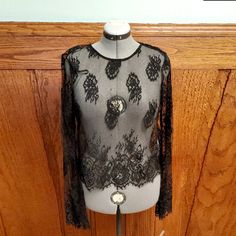 This Is A Gorgeous Long-Sleeved Black Lace Top, Perfect For Throwing Over A Summer Dress/Camisole. Features A Round Neck, Long Sleeves In A Beautiful Black Chantilly Lace. It Is Brand New With Tags. Elegant Forever 21 Tops For Fall, Chic Fitted Blouse From Forever 21, Fitted Forever 21 Blouse For Party, Elegant Long Sleeve Tops From Forever 21, Elegant Long Sleeve Tops By Forever 21, Fitted Forever 21 Blouse For Night Out, Elegant Fitted Top From Forever 21, Elegant Fitted Tops By Forever 21, Forever 21 Blouse For Night Out