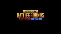 the logo for battlegroundss mobile lite, which is on display at an event