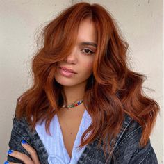 Mexican Ginger Hair, Auburn Brown Highlights, Cheveux Oranges, Ginger Hair Color, Hair Color Auburn, Copper Hair Color, Auburn Hair, Copper Hair