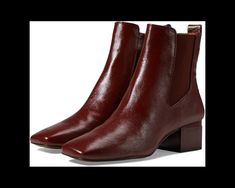 Franco Sarto Waxton | Zappos.com Heeled Chelsea Boots Outfit, Maroon Boots, Womens Fall Boots, Chelsea Boots Outfit, Burgundy Boots Ankle, Red Ankle Boots, Flat Leather Boots, Boots Fall Ankle, Burgundy Boots